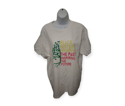 Black History Honoring the past inspiring the future T-shirt