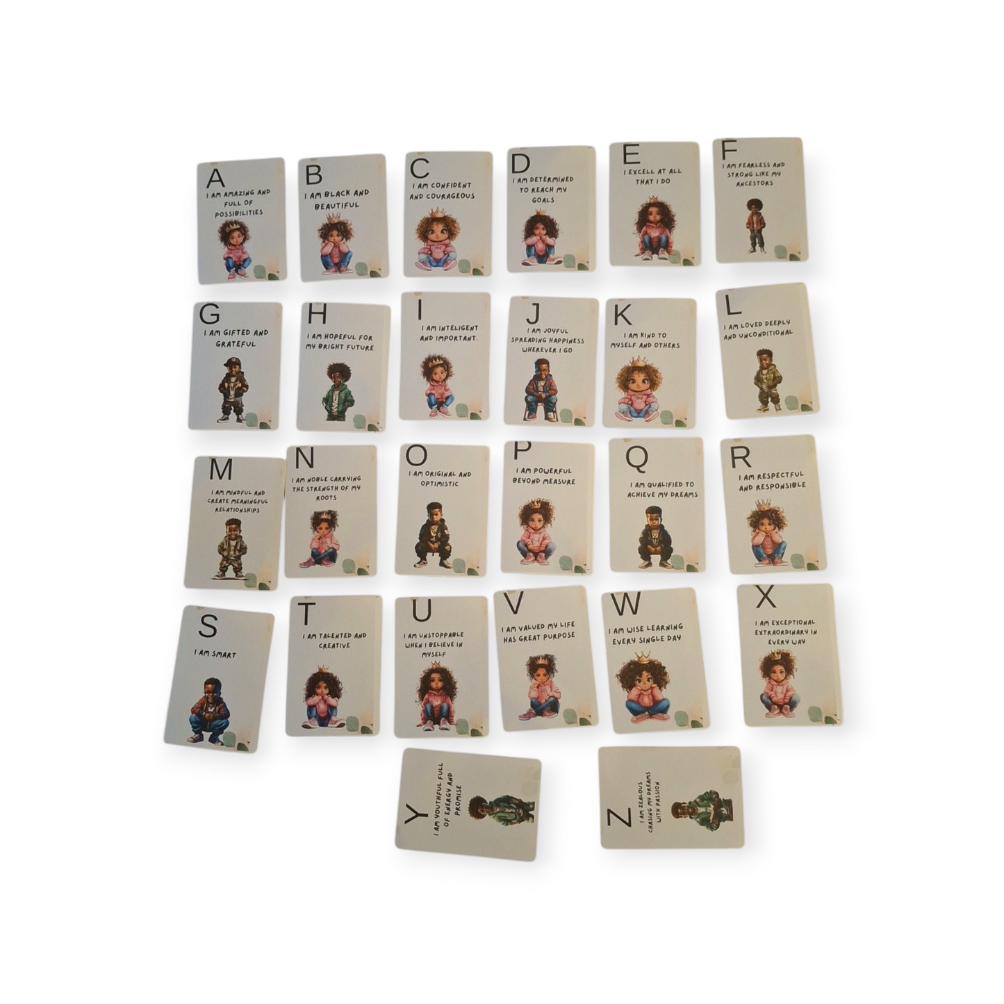 ABC's of Believing in Me Affirmation Cards
