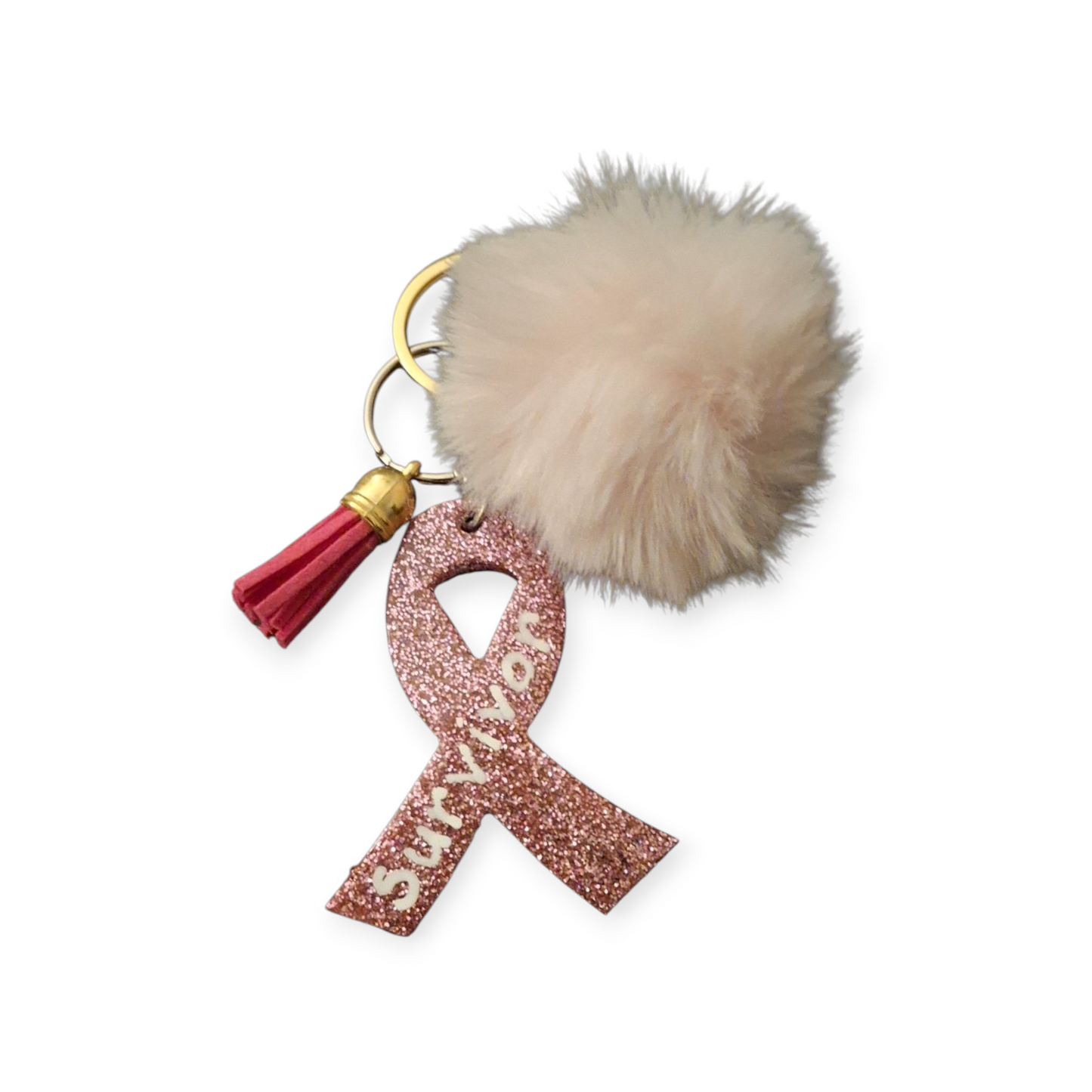 Breast Cancer Awareness survivor Keychain