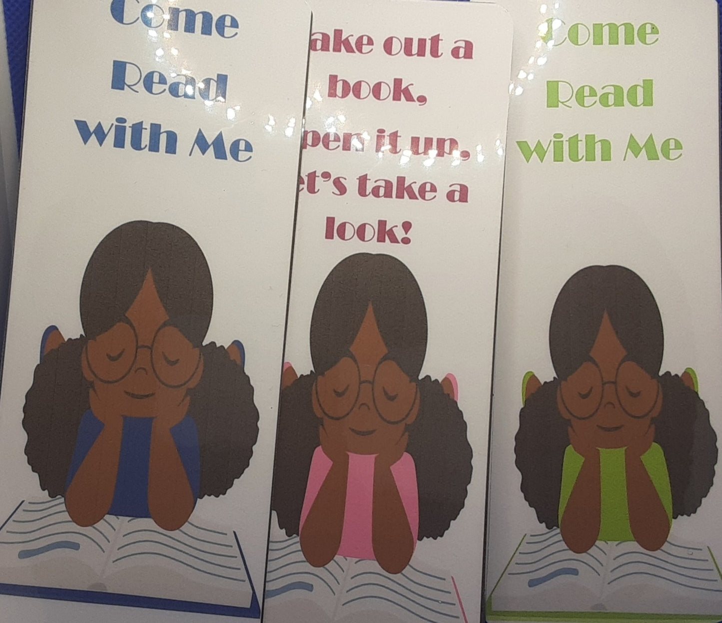 Come Read With Me Bookmark