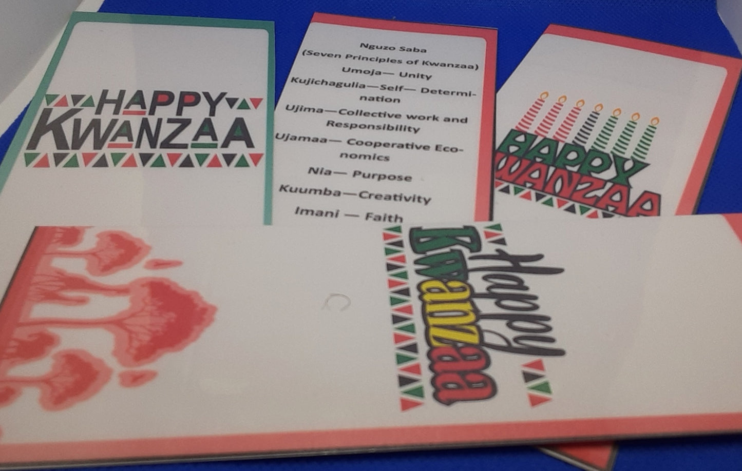 Happy Kwanzaa Bookmark