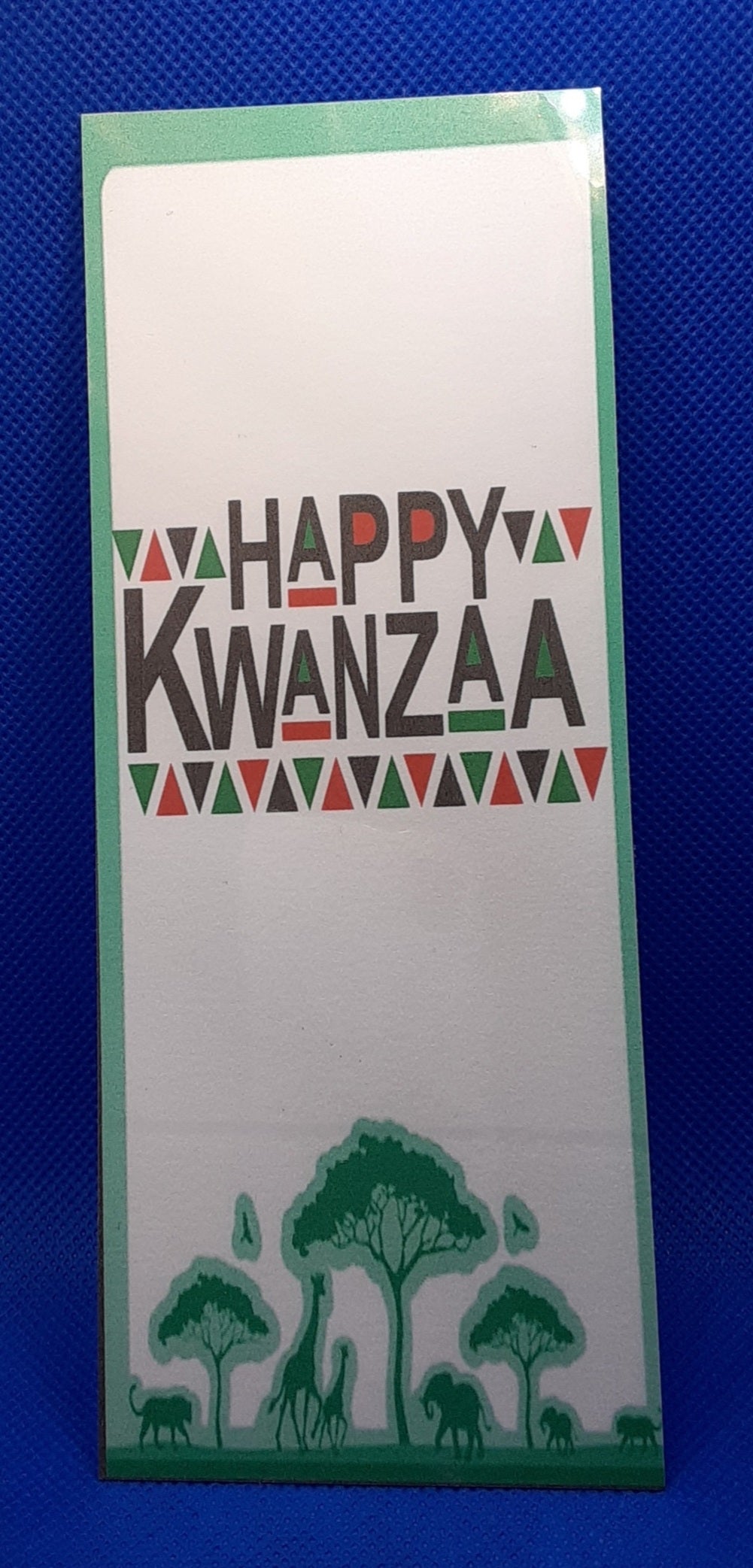 Happy Kwanzaa Bookmark