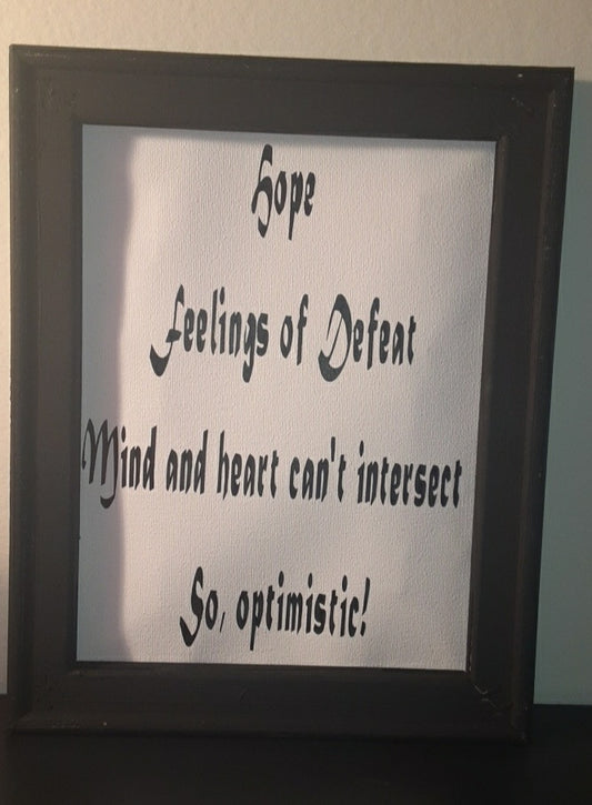 Hope Haiku Canvas