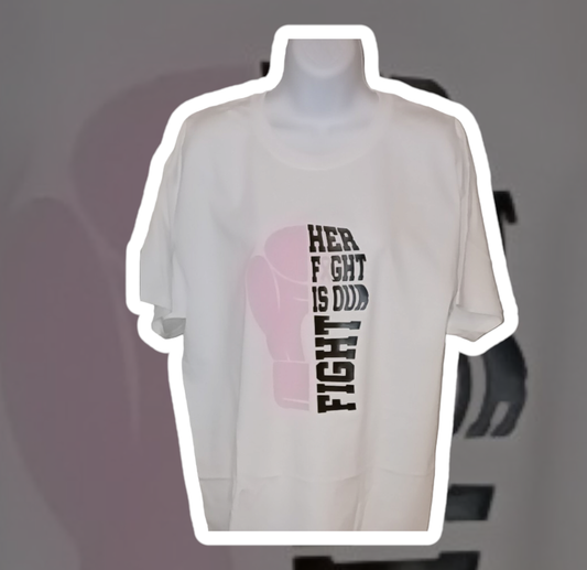 Her Fight is Our Fight Breast Cancer Awareness T-Shirt