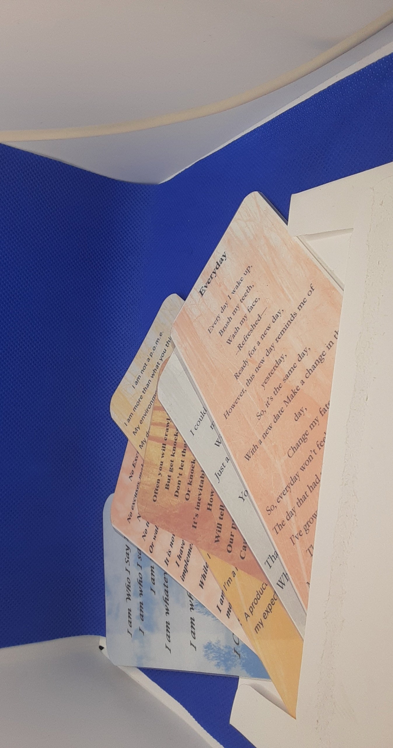 Bookmark Bundle (6 Bookmarks Everyday, Gratitude, Often You May Crawl Forward, I Am Not A P.O.M.E. No Excuses, and I Am Who I Say I Am)
