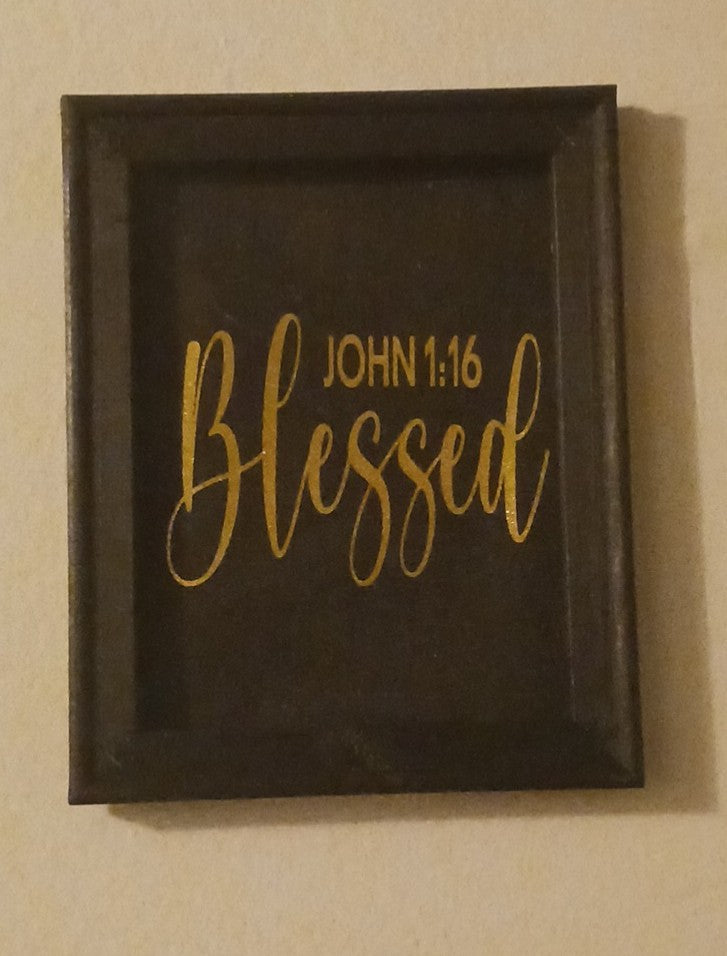 Blessed, Faith, Love Canvas Prints(Your choice)