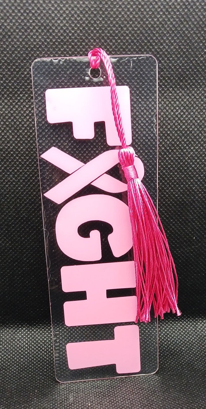 Breast Cancer Awareness Acrylic Bookmarks