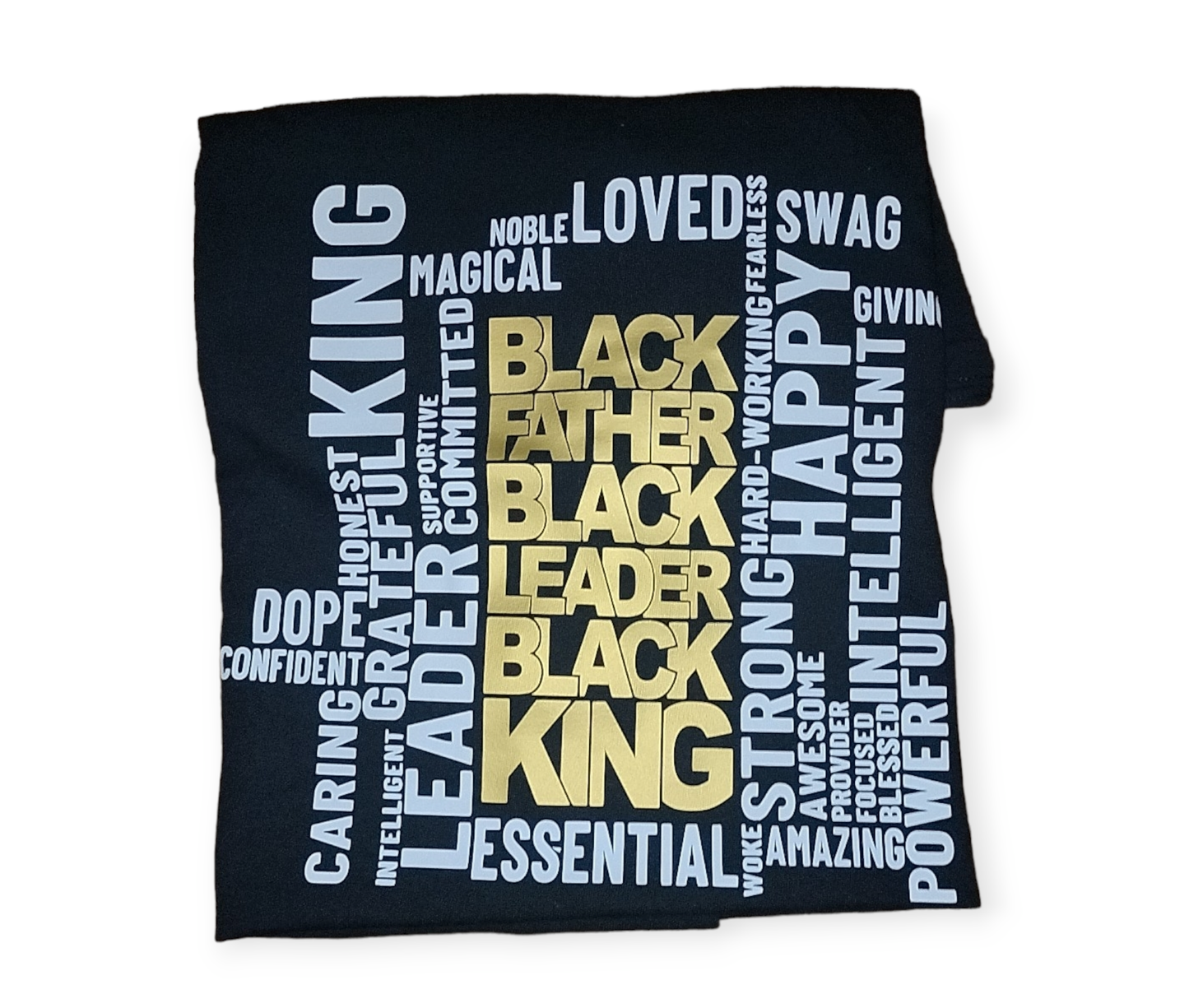 Black Father Black Leader Black King T-shirt