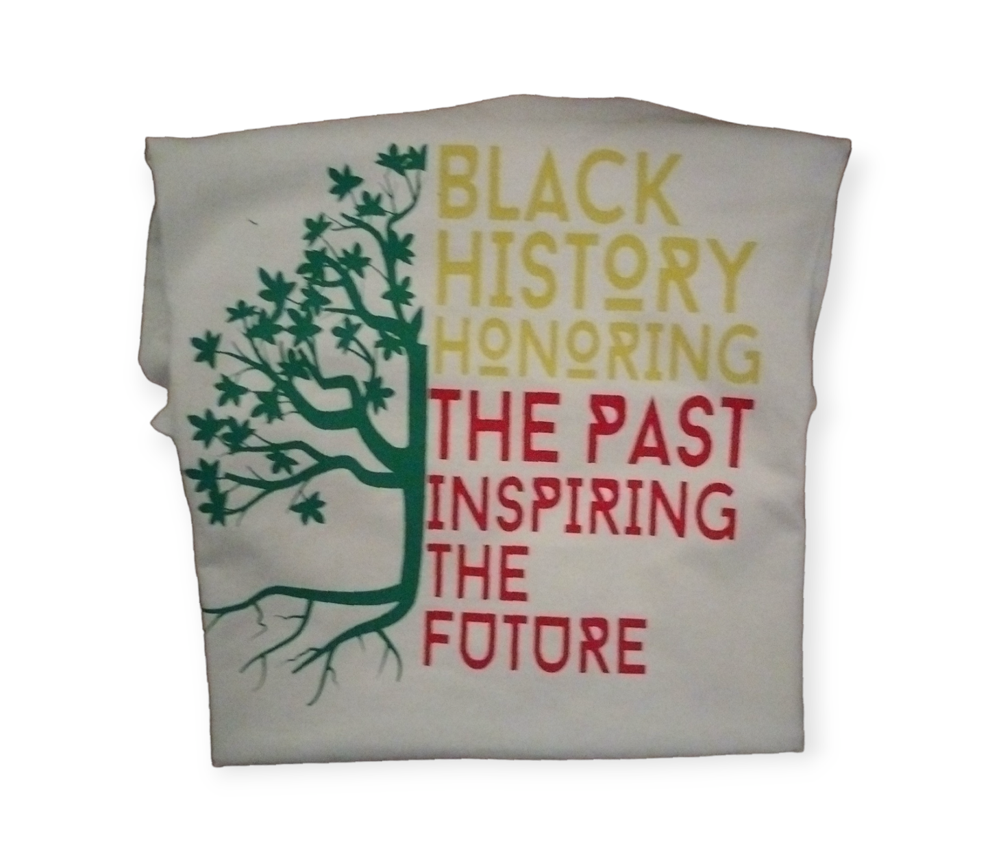 Black History Honoring the past inspiring the future T-shirt