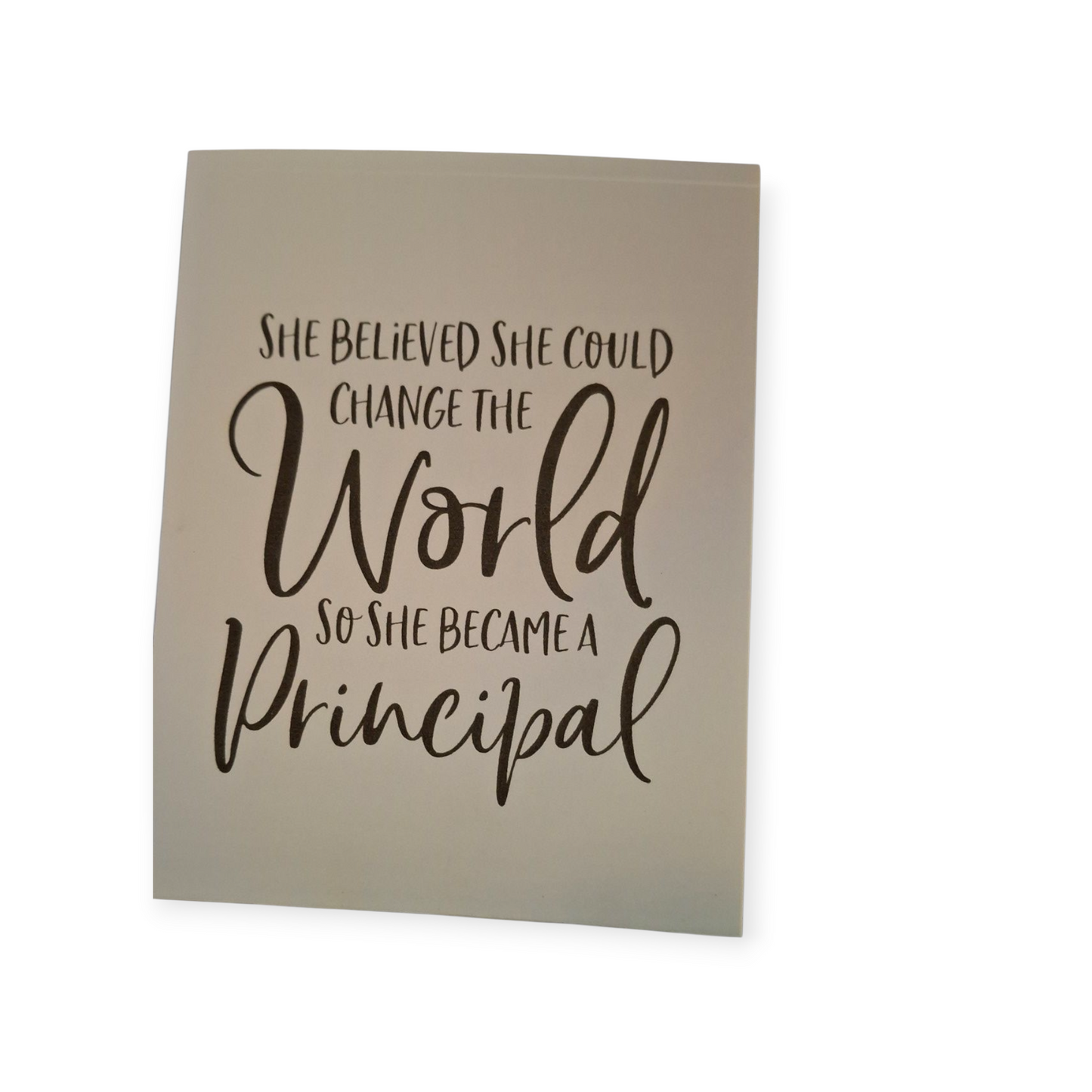 She Believed She Could Change the World