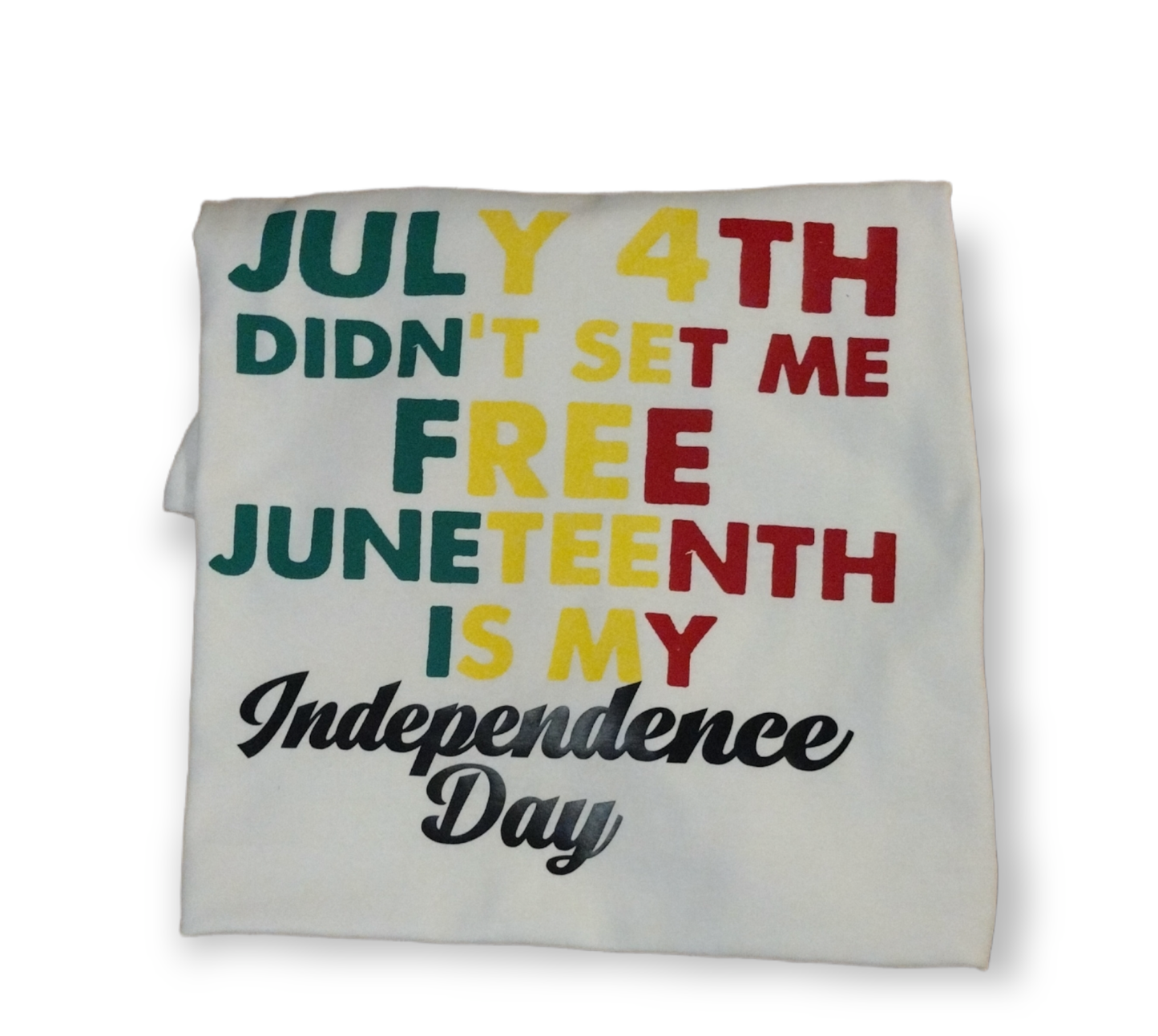 July 4th Didnt Set Me Free Juneteenth is My Independence Day T-shirt