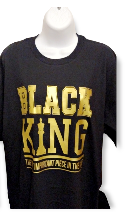 Black King The Most Important Piece in the game T-shirt