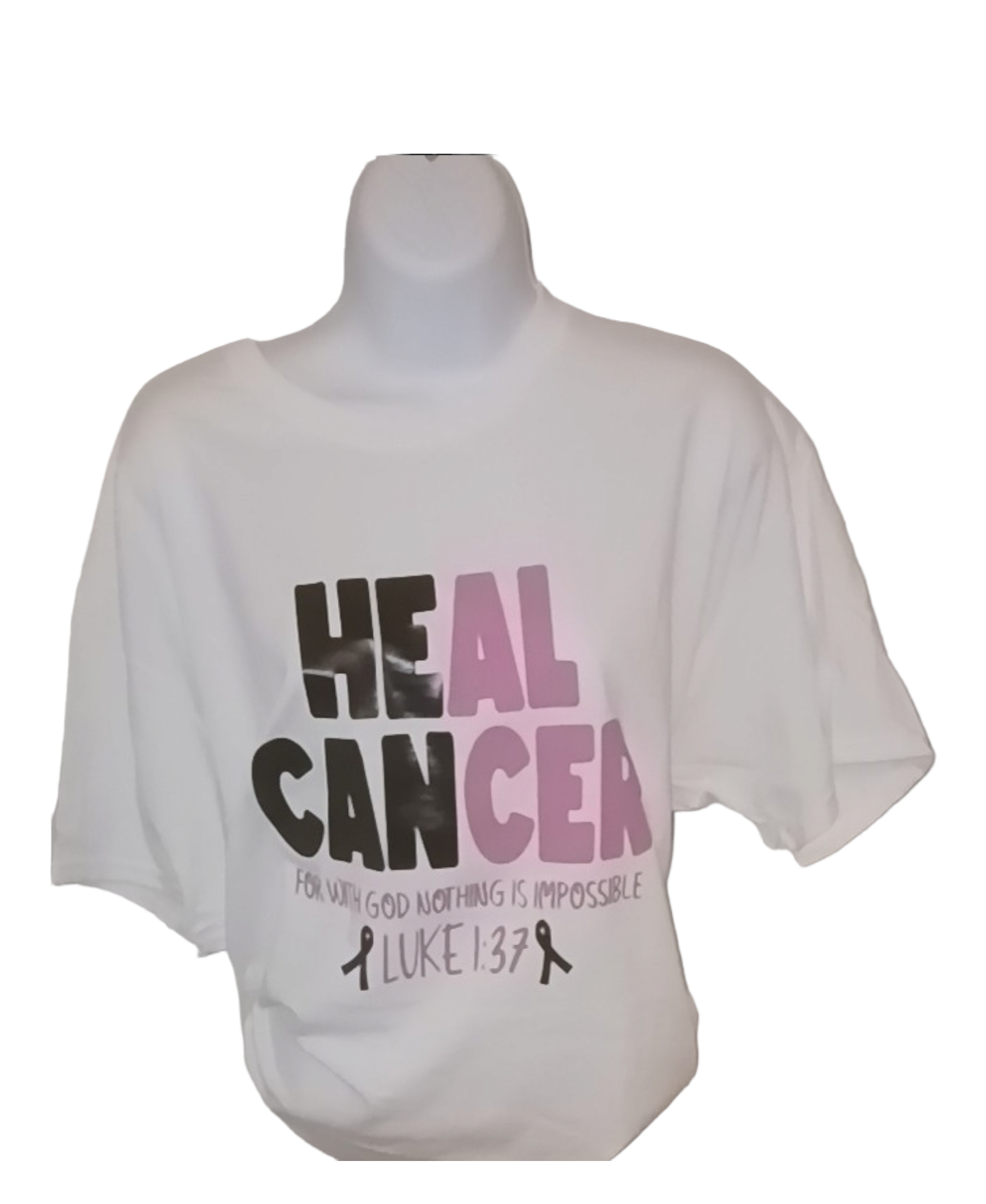 He Can Heal Cancer T-Shirt Breast Cancer Awareness