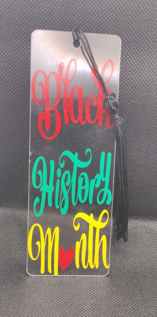 Acrylic Bookmarks Black History Month
